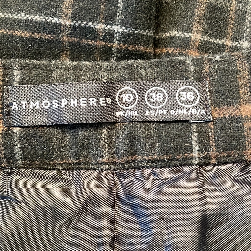 Atmosphere plaid mini skirt size 6 - please see measurements below. - Picture 10 of 12